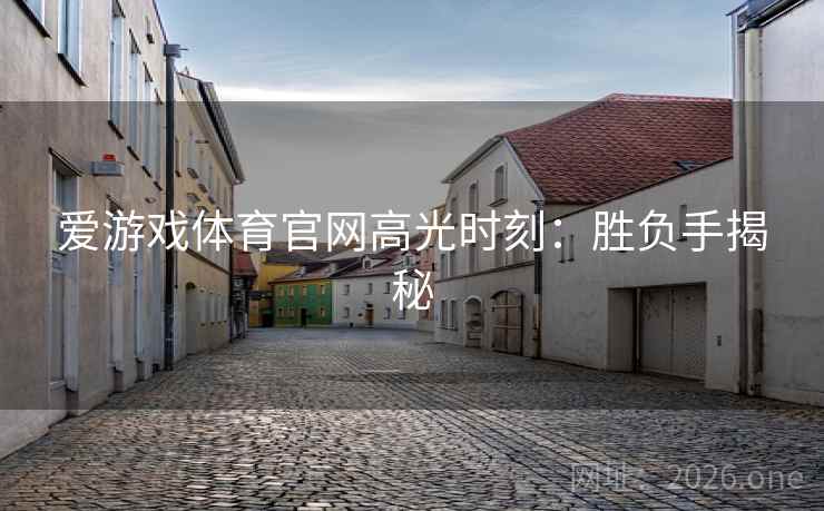 爱游戏体育官网高光时刻：胜负手揭秘  第2张