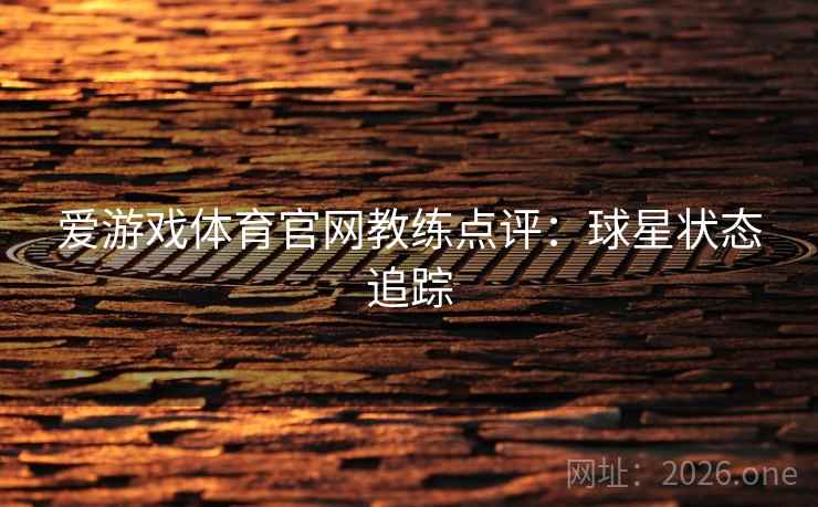 爱游戏体育官网教练点评：球星状态追踪  第2张